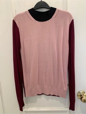 Burberry London long sleeve wool sweater. Size XL